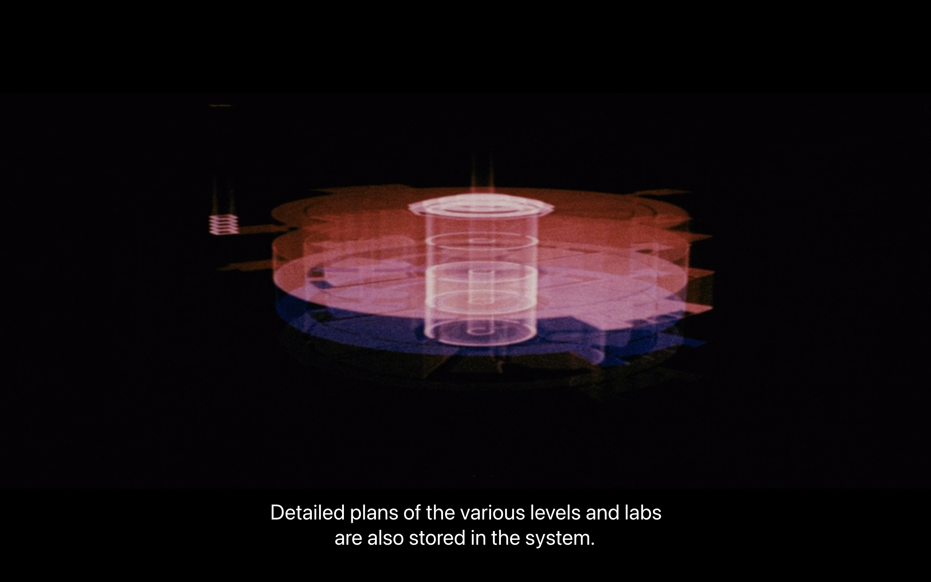 A visualization of the underground lab